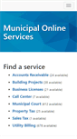 Mobile Screenshot of municipalonlinepayments.com