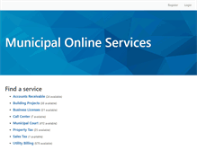 Tablet Screenshot of municipalonlinepayments.com